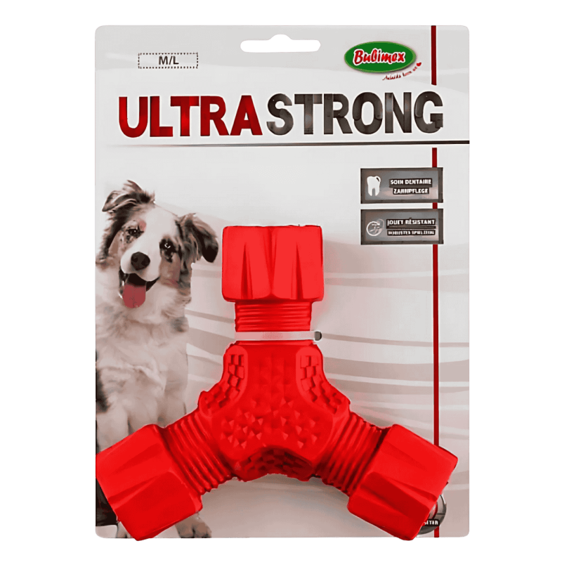 Juguete para Perros Ultra Resistente 9 cm – Ultra Strong, Ideal para Mordedores Fuertes