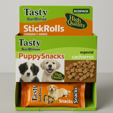 Tasty Puppy Snacks para Cachorros 60g | Premios Naturales y Nutritivos
