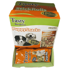 Tasty Puppy Snacks para Cachorros 60g | Premios Naturales y Nutritivos