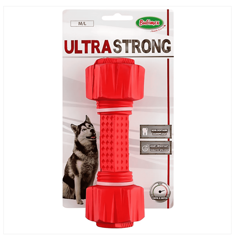 Juguete para Perros Ultra Strong Pesa 19 cm – Súper Resistente, Ideal para Mordida Fuerte