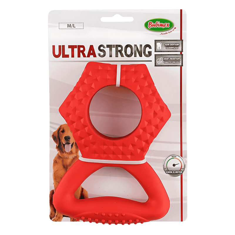 Juguete para Perros Ultra Strong Tuerca 18 cm – Súper Resistente y Seguro para Mordida Fuerte