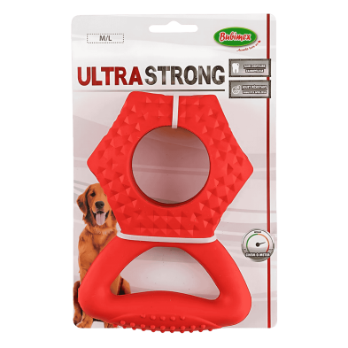 Juguete para Perros Ultra Strong Tuerca 18 cm – Súper Resistente y Seguro para Mordida Fuerte