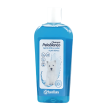 Champú para Perros de Pelo Blanco 4 Huellas – Realce Natural del Color y Brillo