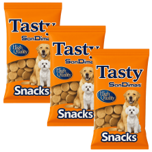 Tasty Puppy Snacks para Cachorros 60g | Premios Naturales y Nutritivos