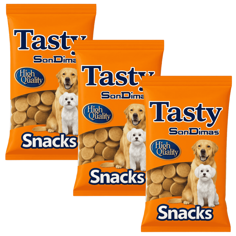 Tasty Puppy Snacks para Cachorros 60g | Premios Naturales y Nutritivos