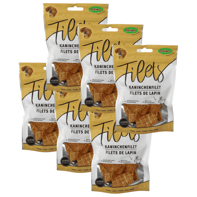 Bubimex Filets Tiras de Conejo para Perros 100g – Snack Natural Bajo en Grasa