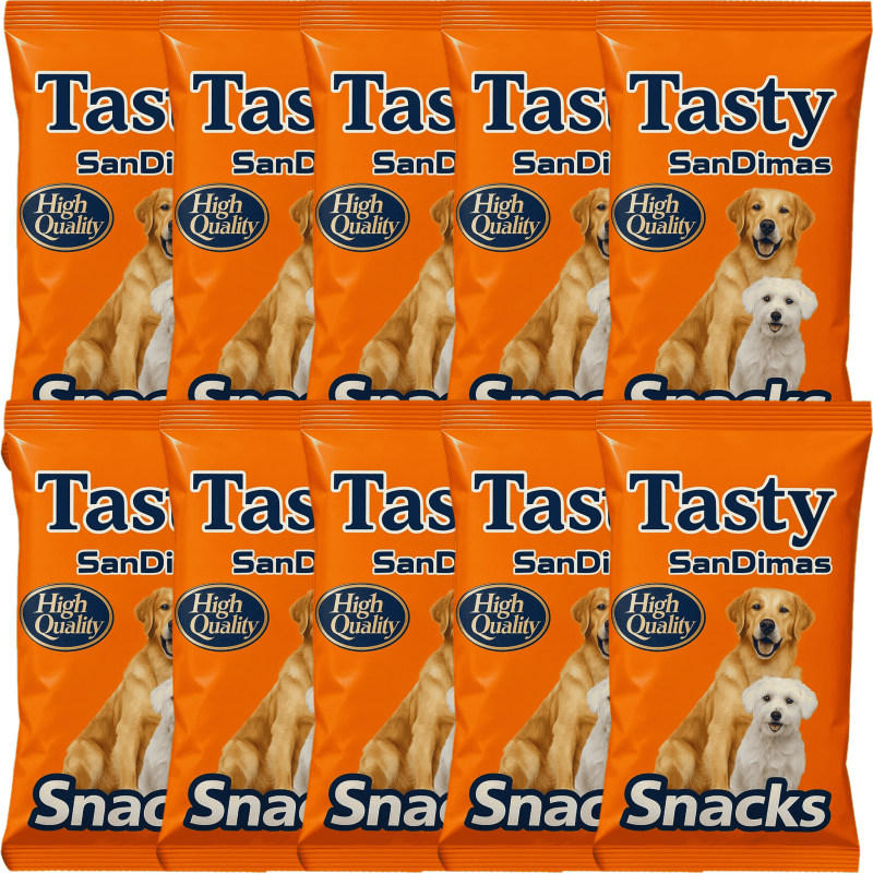 Huesos Tasty Duo Cordero y Arroz 60g | Snack Saludable para Perros