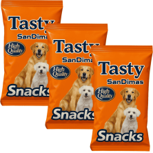 Huesos Tasty Duo Cordero y Arroz 60g | Snack Saludable para Perros