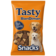 Huesos Tasty Duo Cordero y Arroz 60g | Snack Saludable para Perros