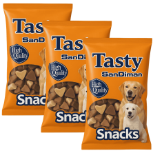 Huesos Tasty Duo Cordero y Arroz 60g | Snack Saludable para Perros