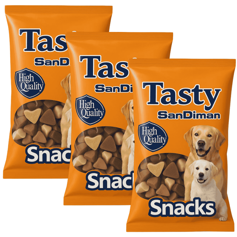 Huesos Tasty Duo Cordero y Arroz 60g | Snack Saludable para Perros