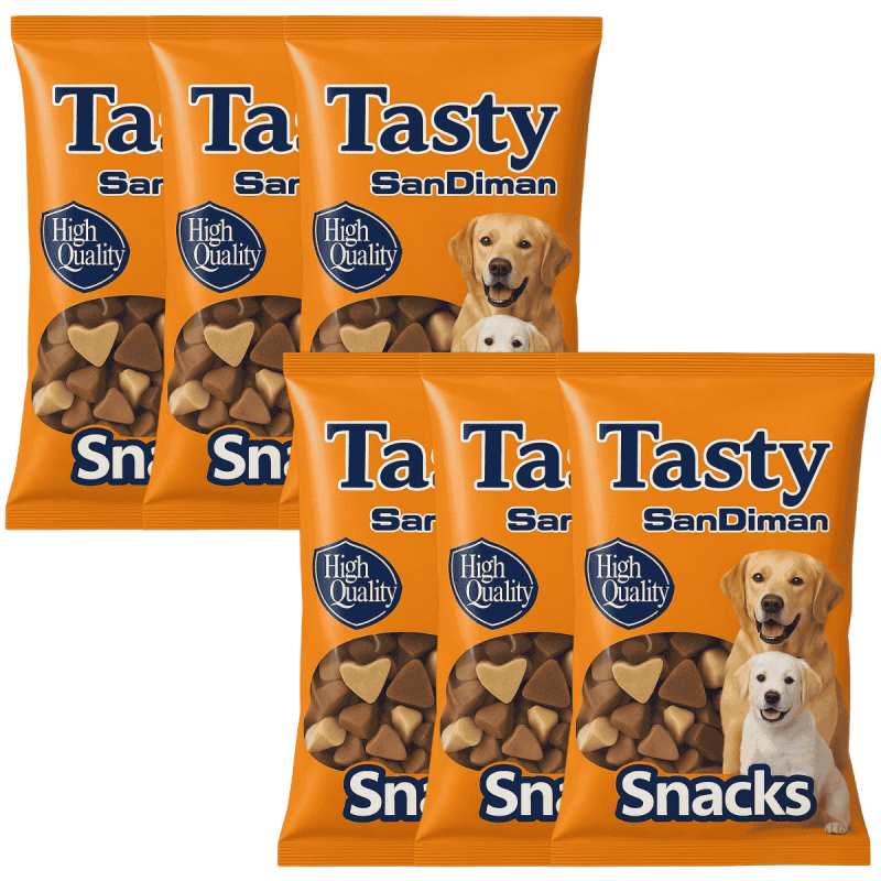 Huesos Tasty Duo Cordero y Arroz 60g | Snack Saludable para Perros