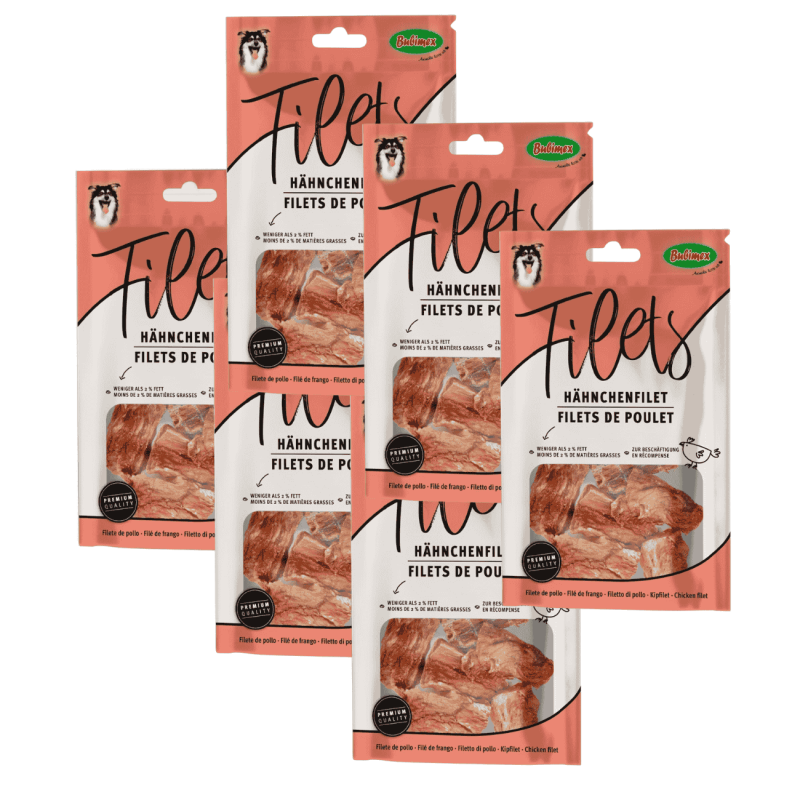 Bubimex Filets Tiras de Pollo para Perros 70g – Snack Natural Rico en Proteína
