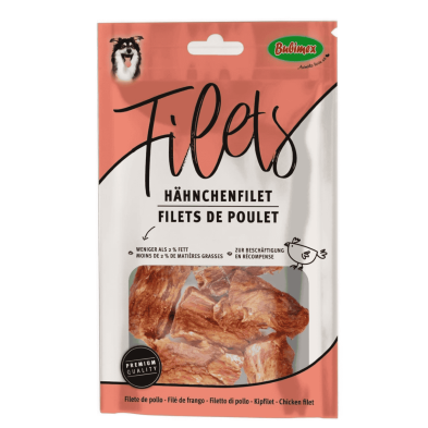 Bubimex Filets Tiras de Pollo para Perros 70g – Snack Natural Rico en Proteína