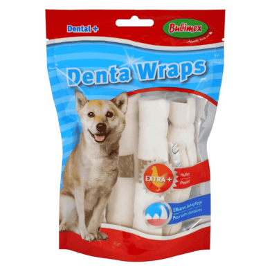 Bubimex Denta Wraps de Pollo 80g – Snack Dental para Perros con Pollo Natural