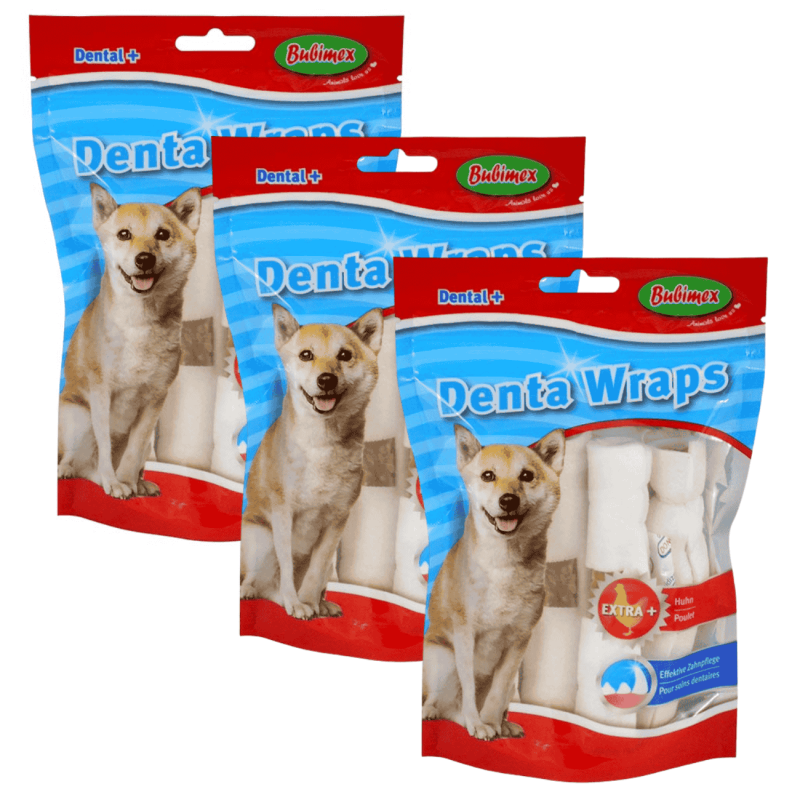 Bubimex Denta Wraps de Pollo 80g – Snack Dental para Perros con Pollo Natural