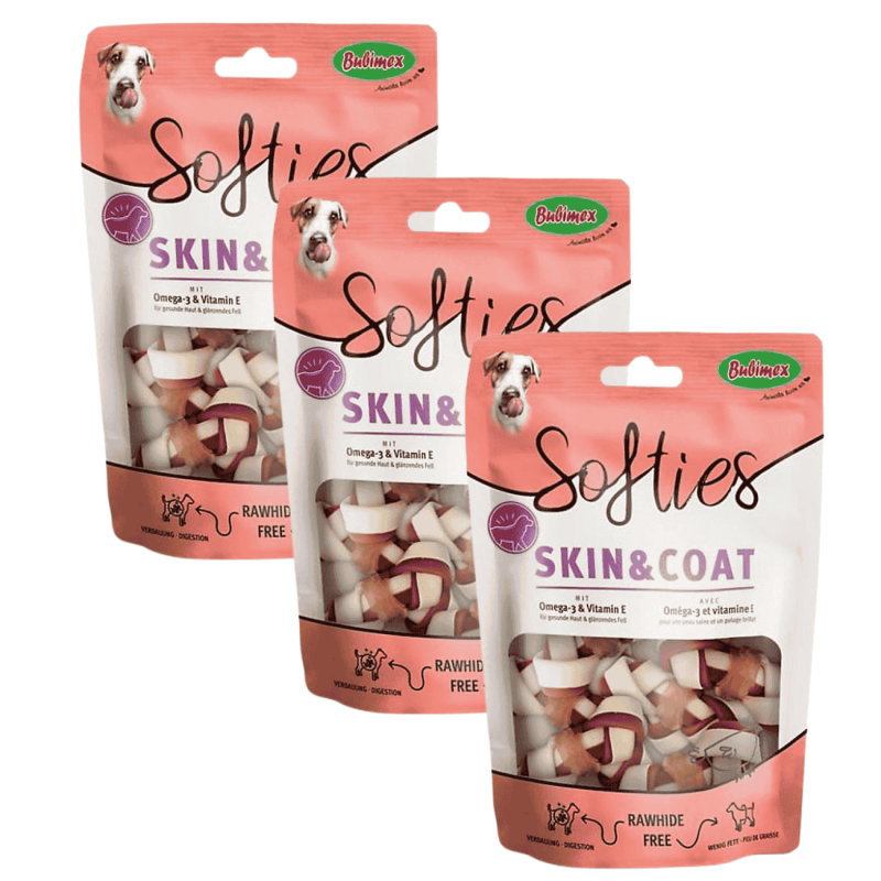 Bubimex Softies Pollo para Perros – Piel y Pelaje Sanos | 8 Unidades (120g)
