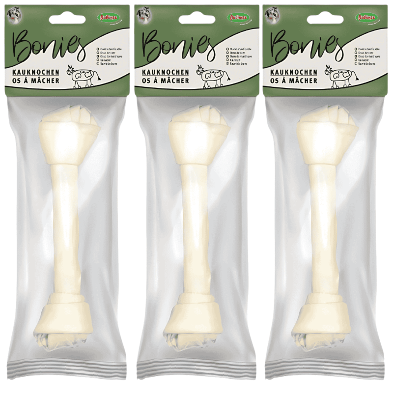 Hueso Anudado Bubimex 16 cm – Natural para Perros Pequeños