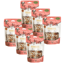 Bubimex Softies Fitness de Pollo para Perros – Snack Ligero y Saludable 8 uds (120g)