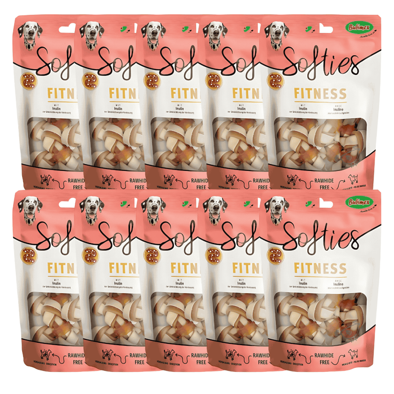 Bubimex Softies Fitness de Pollo para Perros – Snack Ligero y Saludable 8 uds (120g)