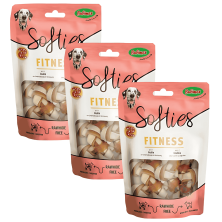 Bubimex Softies Fitness de Pollo para Perros – Snack Ligero y Saludable 8 uds (120g)