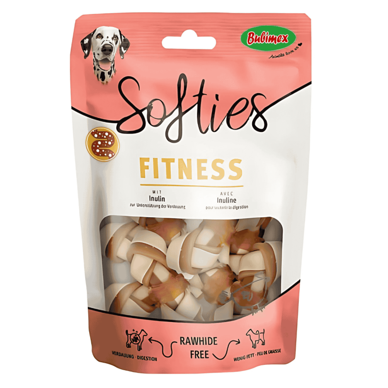 Bubimex Softies Fitness de Pollo para Perros – Snack Ligero y Saludable 8 uds (120g)