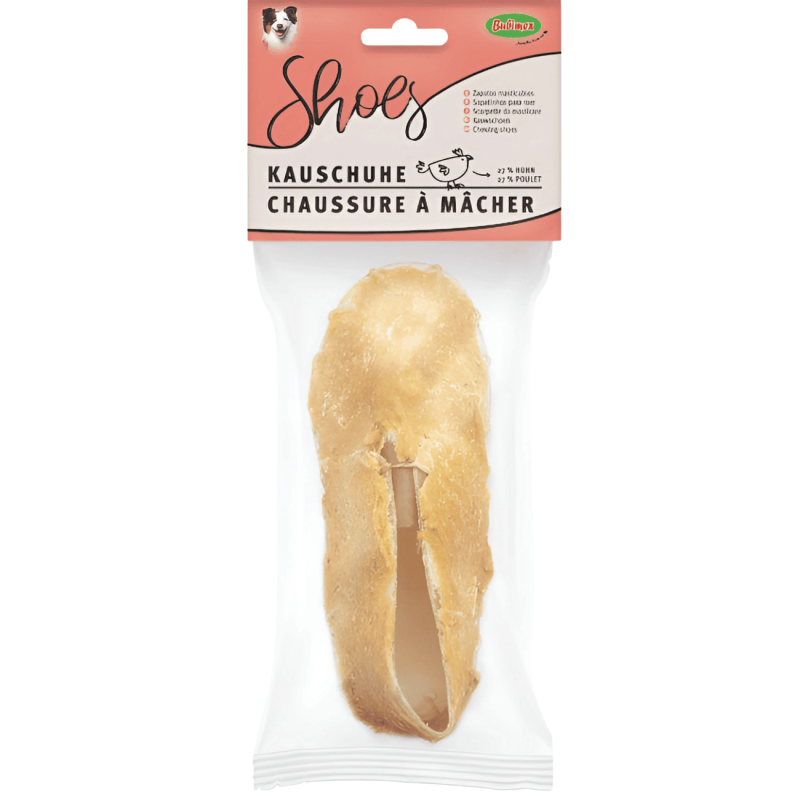 Zapato Masticable Pollo 30 gr Bubimex – Snack Natural Perros