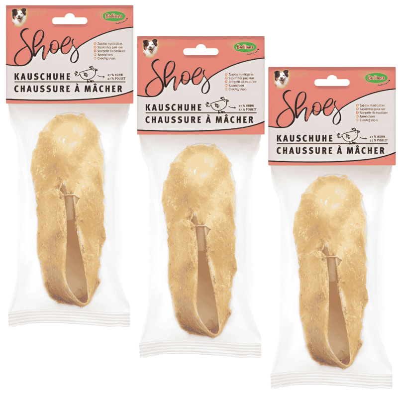 Zapato Masticable Pollo 30 gr Bubimex – Snack Natural Perros