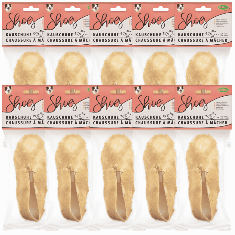 Zapato Masticable Pollo 30 gr Bubimex – Snack Natural Perros