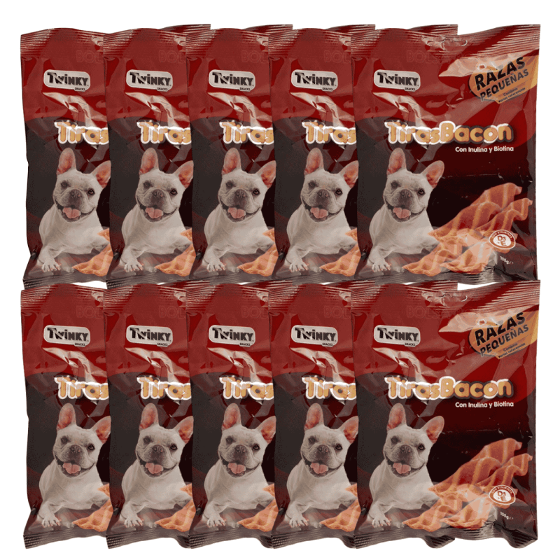 Twinky Tiras de Bacon para Perros – Snack Blando y Delicioso 100g