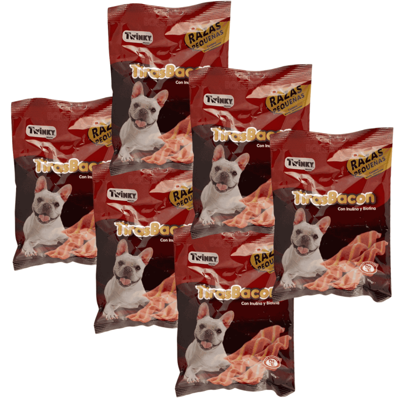 Twinky Tiras de Bacon para Perros – Snack Blando y Delicioso 100g