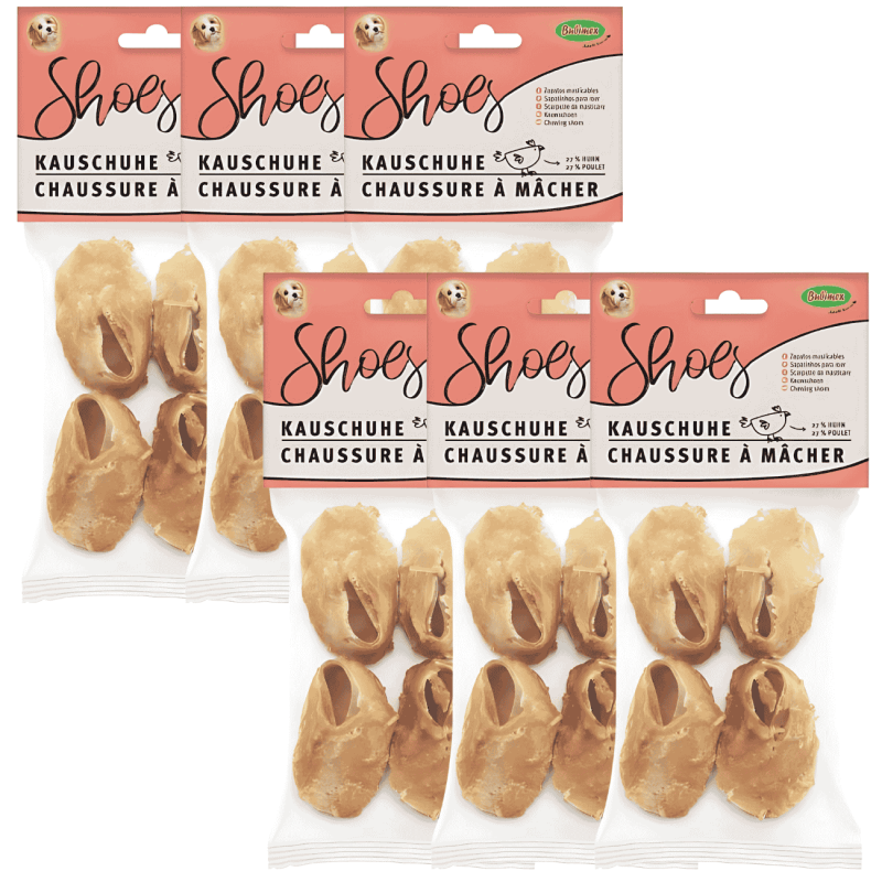Zapato Masticable Pollo x4 Bubimex 60 gr – Snack Natural Perros
