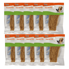 Natural Meat Tiras de Pollo Mister Dog 50g – Snack Natural Rico en Proteínas para Perros