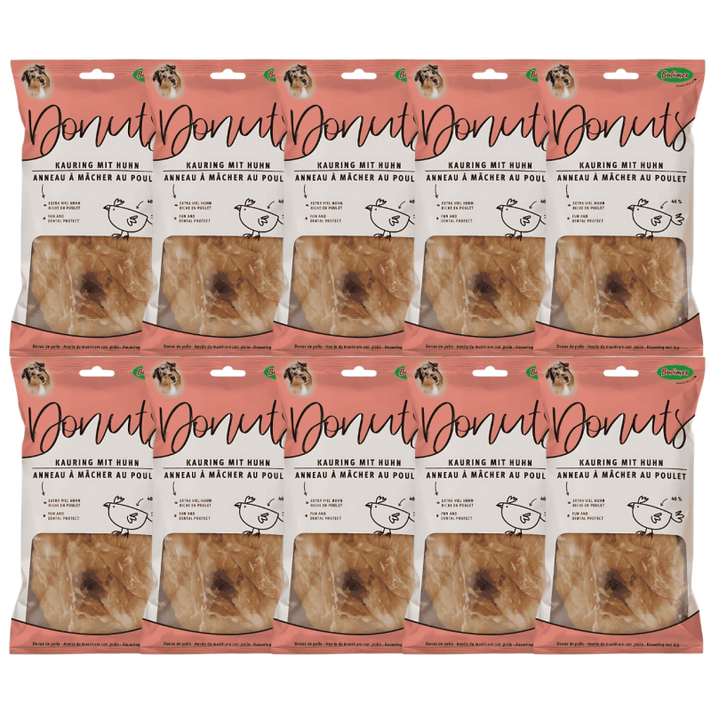Bubimex Donuts de Pollo para Perros – Snack Natural y Delicioso 2 uds (150g)