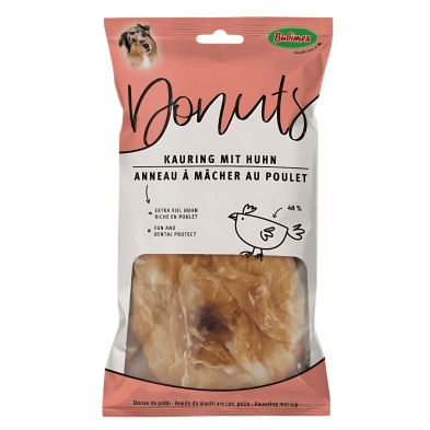 Bubimex Donuts de Pollo para Perros – Snack Natural y Delicioso 2 uds (150g)