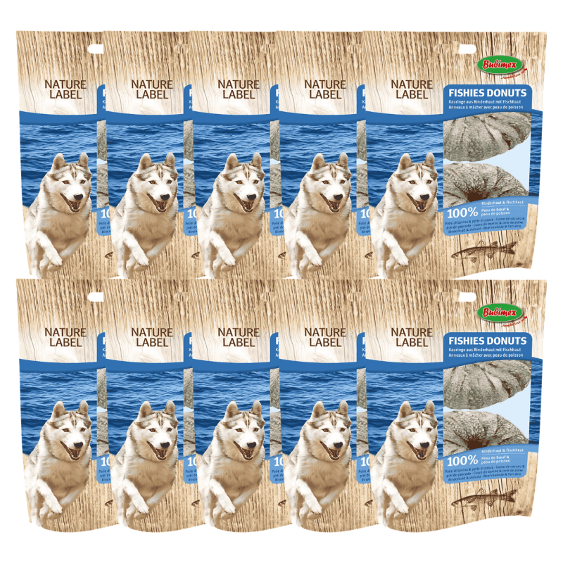 Bubimex Donuts de Pescado para Perros – Snack Natural 2 uds (150g)