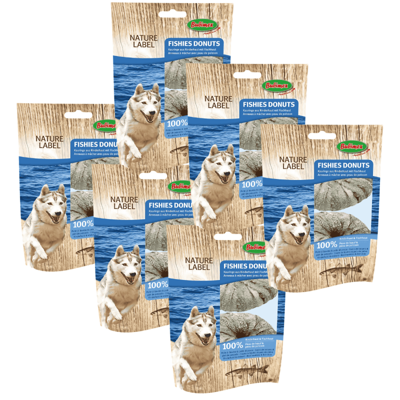 Bubimex Donuts de Pescado para Perros – Snack Natural 2 uds (150g)