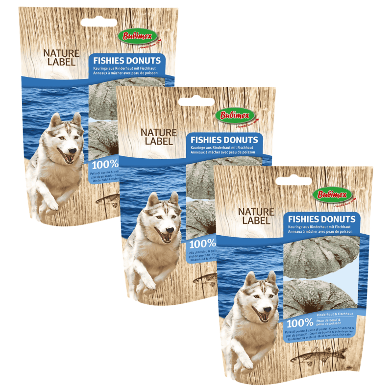 Bubimex Donuts de Pescado para Perros – Snack Natural 2 uds (150g)