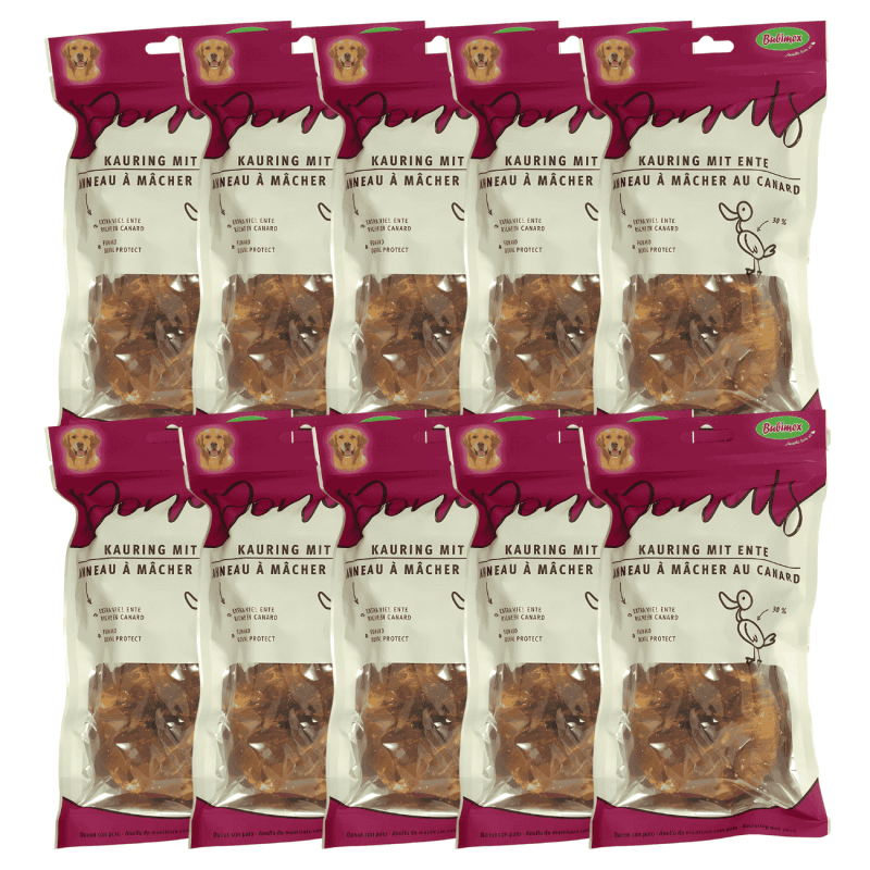 Bubimex Donuts de Pato para Perros – Snack Natural y Sabroso 2 uds (150g)