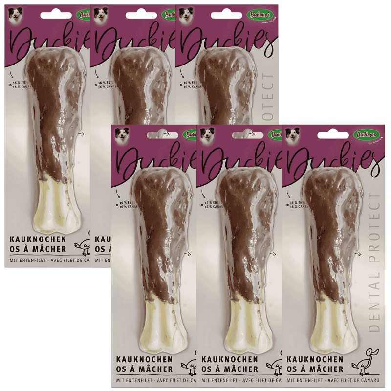Bubimex Hueso Duo Masticable de Pato para Perros – Snack Duradero 140 g