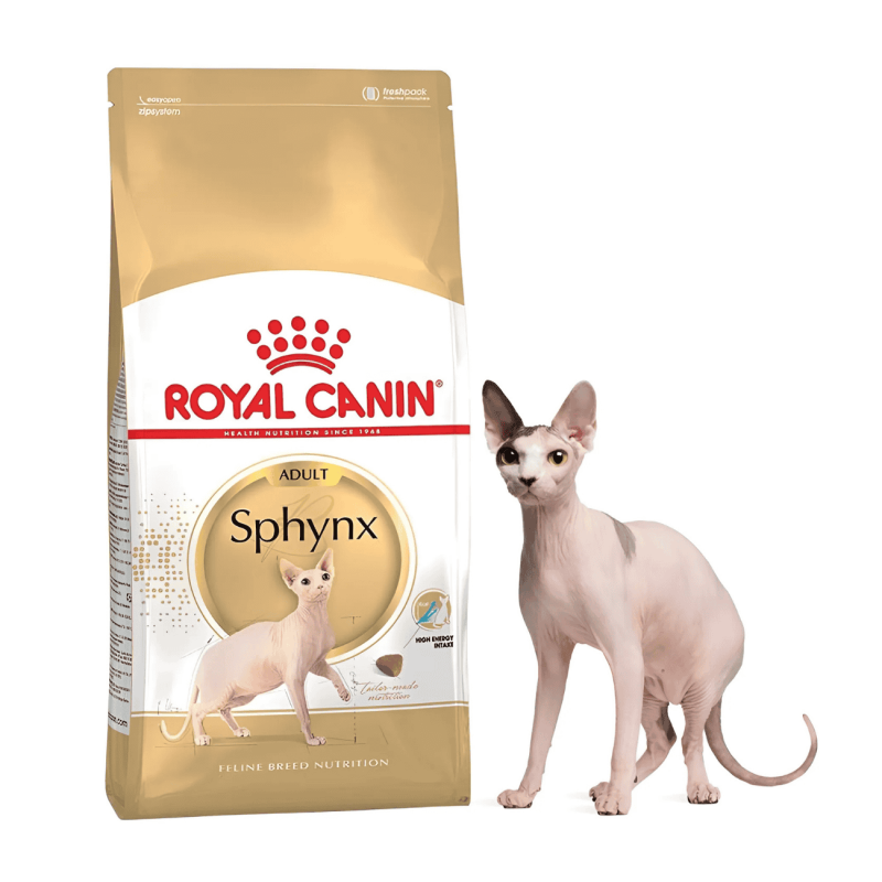 Royal Canin Sphynx – Pienso para Gatos Sphynx Adultos con Piel Sensible