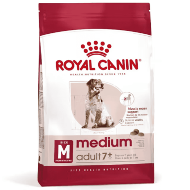 Royal Canin Medium Adult 7+ – Perros Medianos Mayores de 7 Años
