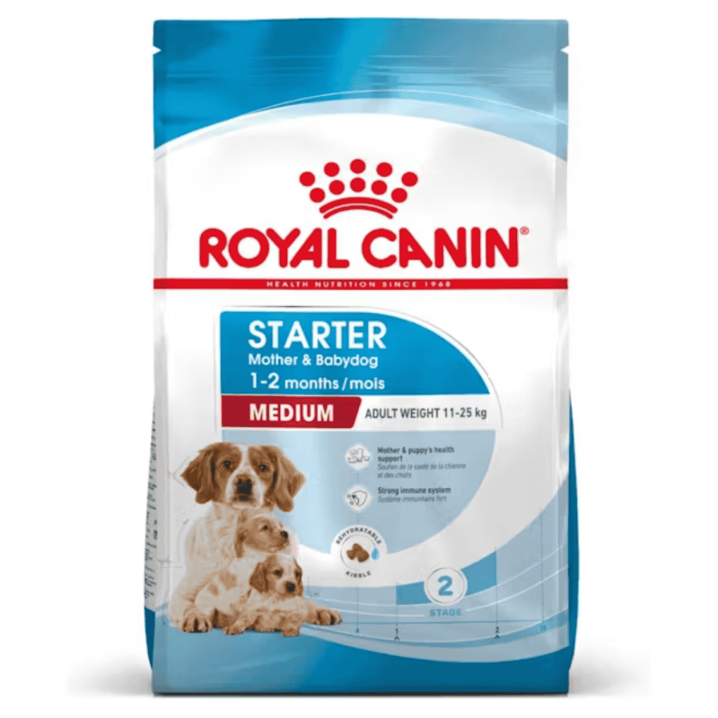 Royal Canin Medium Starter – Pienso para perras gestantes y lactantes medianas