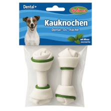 Bubimex Hueso Anudado de Menta | Snack Dental para Perros 11 cm