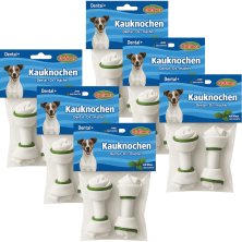 Bubimex Hueso Anudado de Menta | Snack Dental para Perros 11 cm