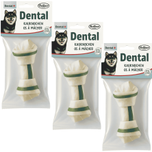 Bubimex Hueso de Menta 17 cm | Snack Dental Natural para Perros Grandes – 120 g