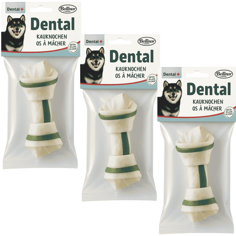 Bubimex Hueso de Menta 17 cm | Snack Dental Natural para Perros Grandes – 120 g