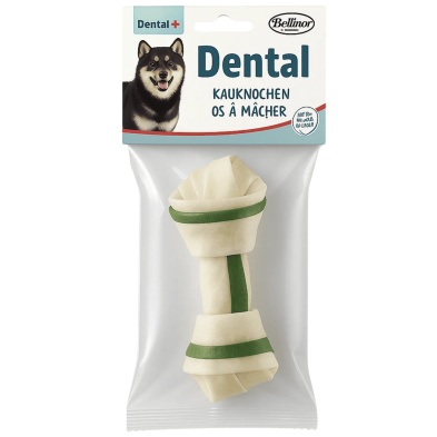 Bubimex Hueso de Menta 17 cm | Snack Dental Natural para Perros Grandes – 120 g