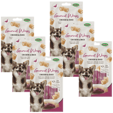 Bubimex Gourmet Wraps Pollo y Pato | Snack Natural y Proteico para Perros – 3x30 g