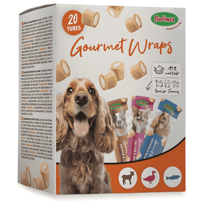 Bubimex MultiPack Gourmet Wraps 200g – Pack Variado de Snacks Naturales para Perros | Pollo, Cordero y Salmón